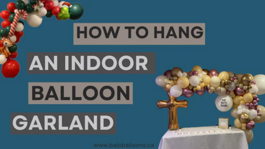 How to Hang an Indoor Balloon Garland