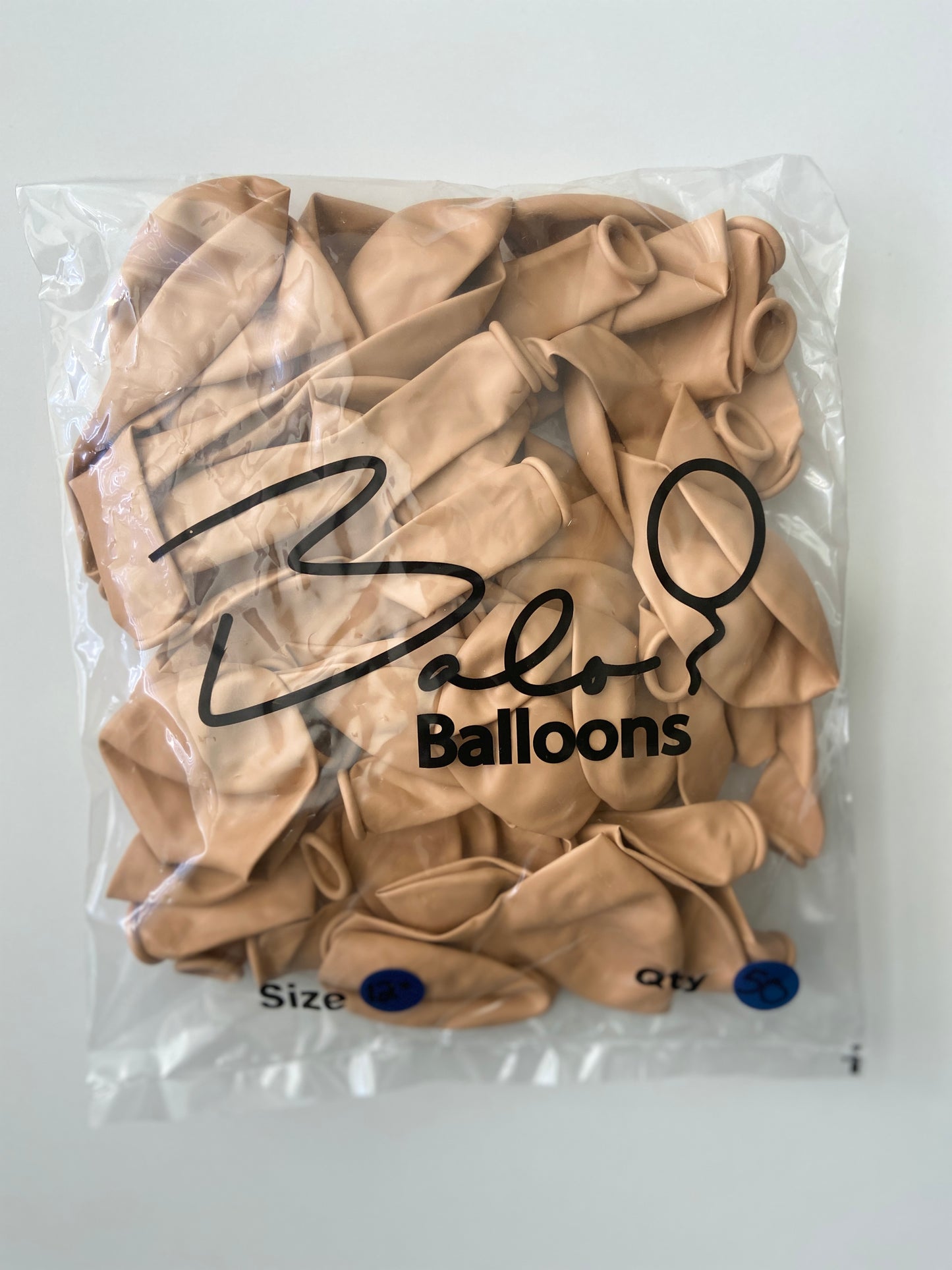 Blush Latex Balloon 12"