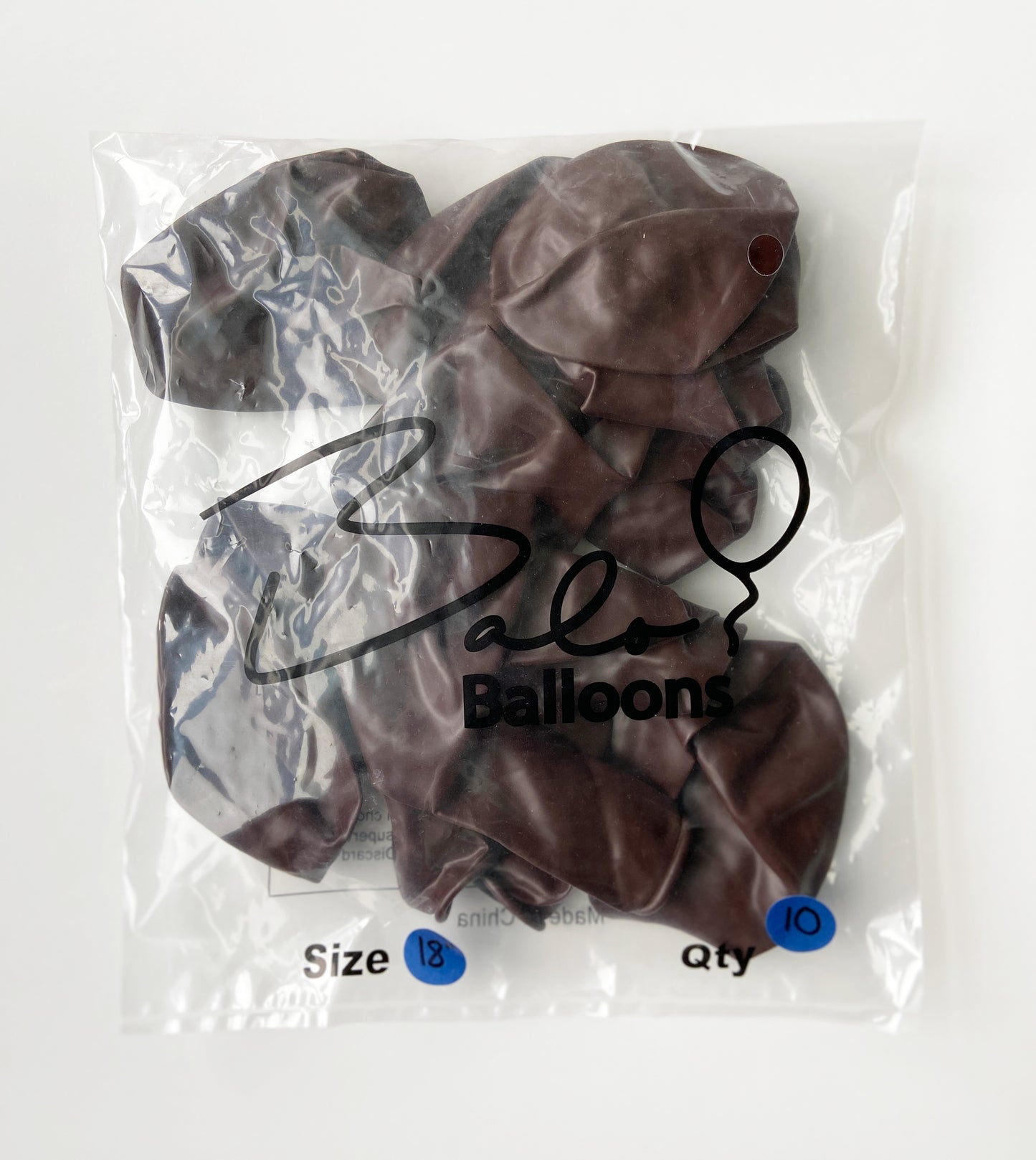 Burgundy Latex Balloon 18"
