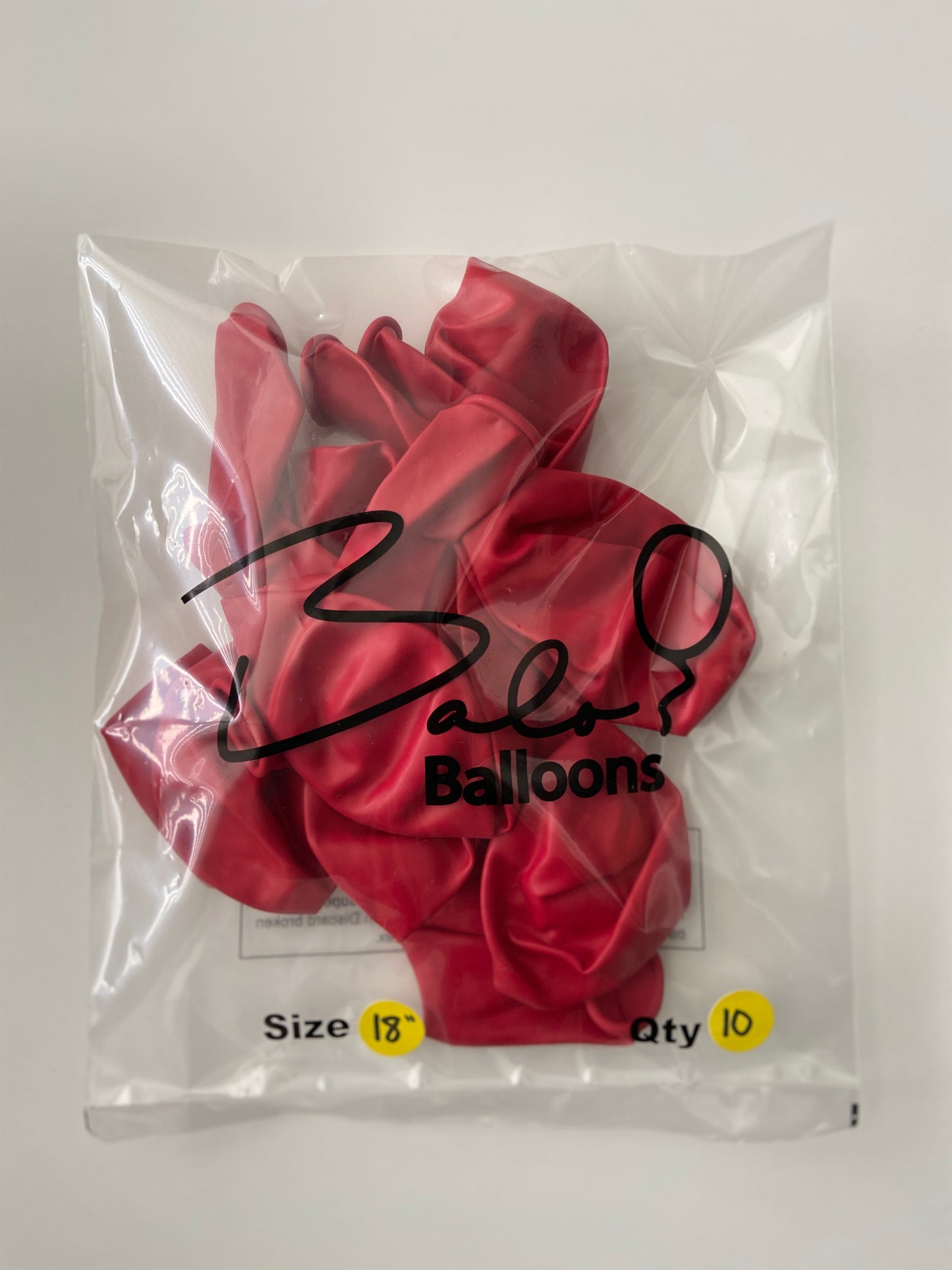 Red Latex Balloon 18"