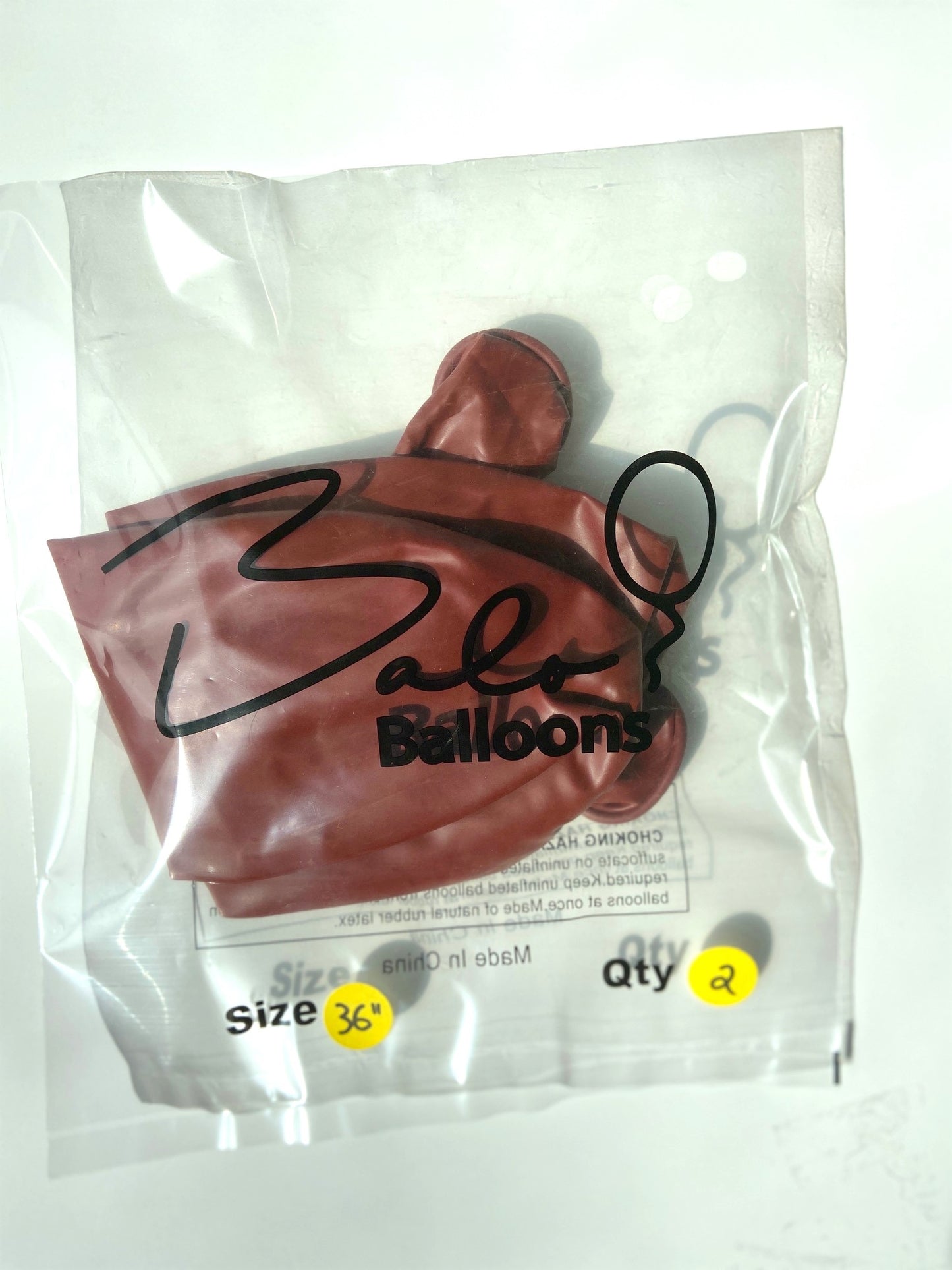 Garnet Latex Balloon 36"