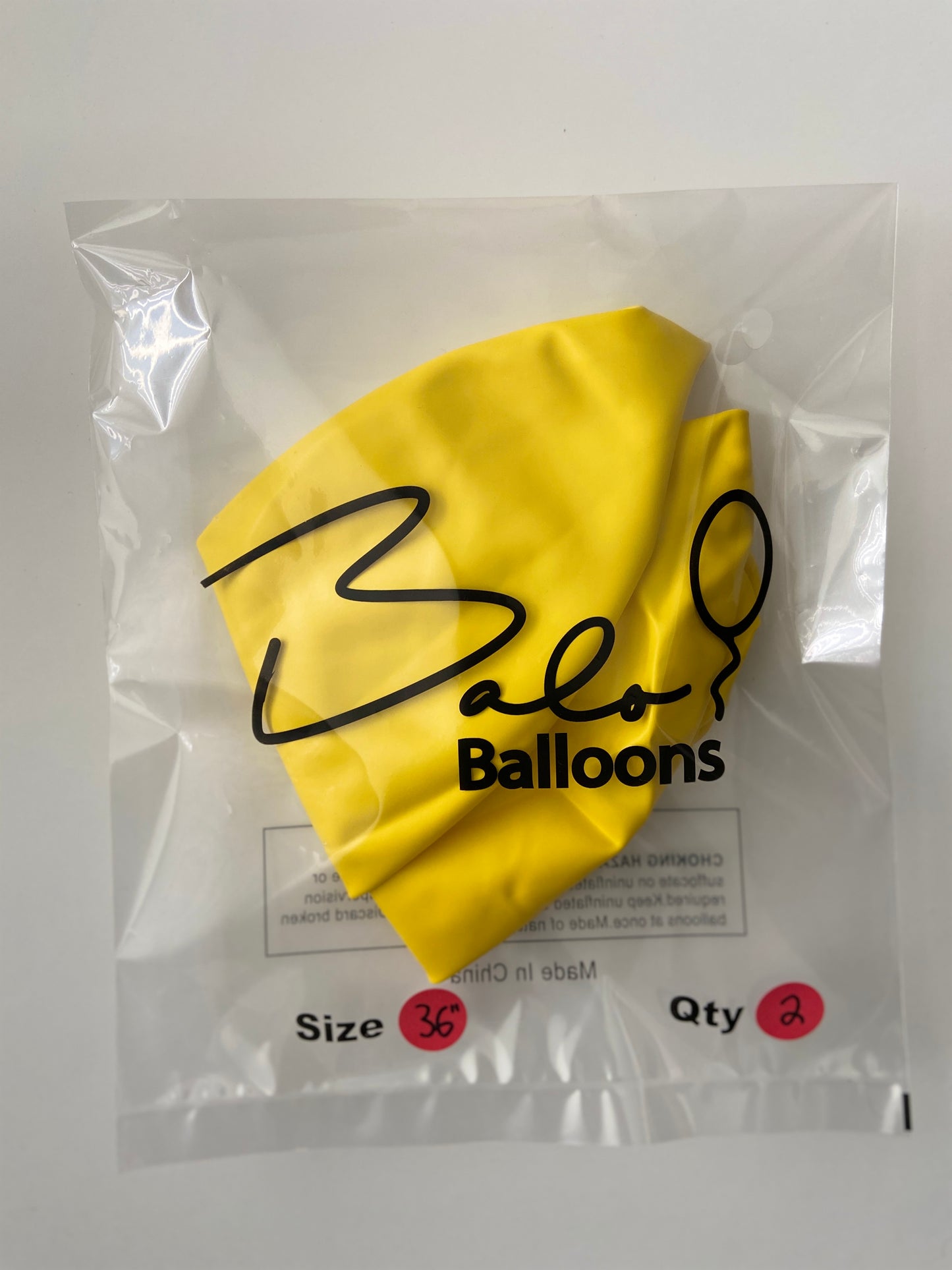 Yellow Latex Balloon 36"