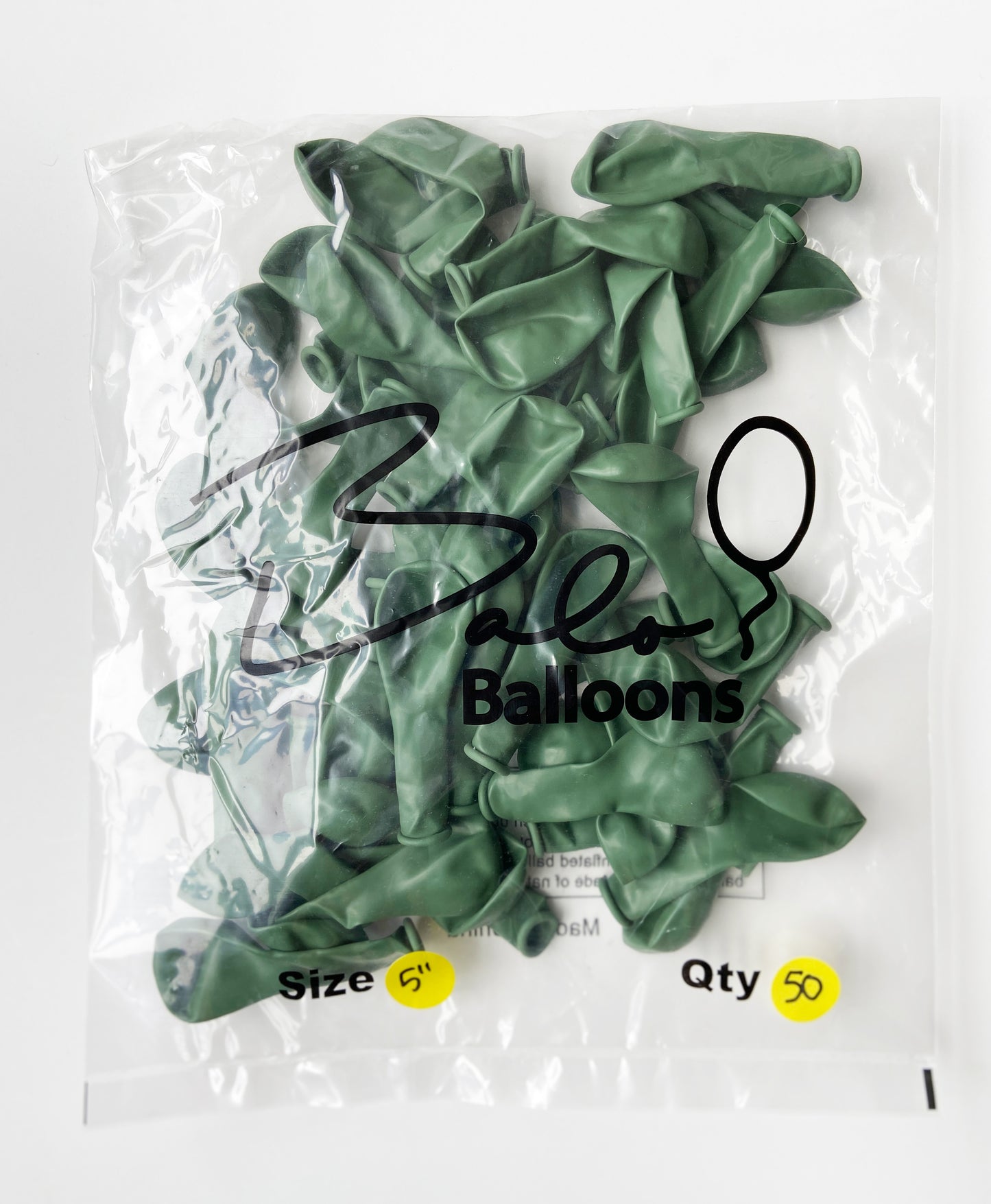 Avocado Green Latex Balloon 5"