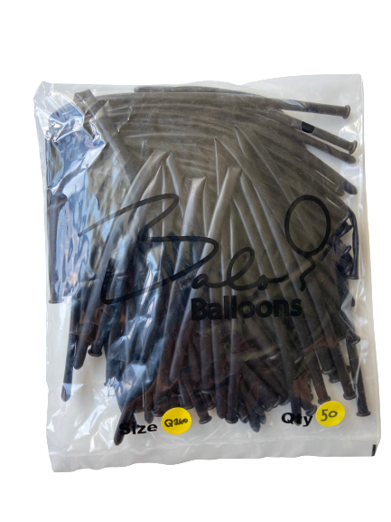 Black Latex Twisting Balloons Q260