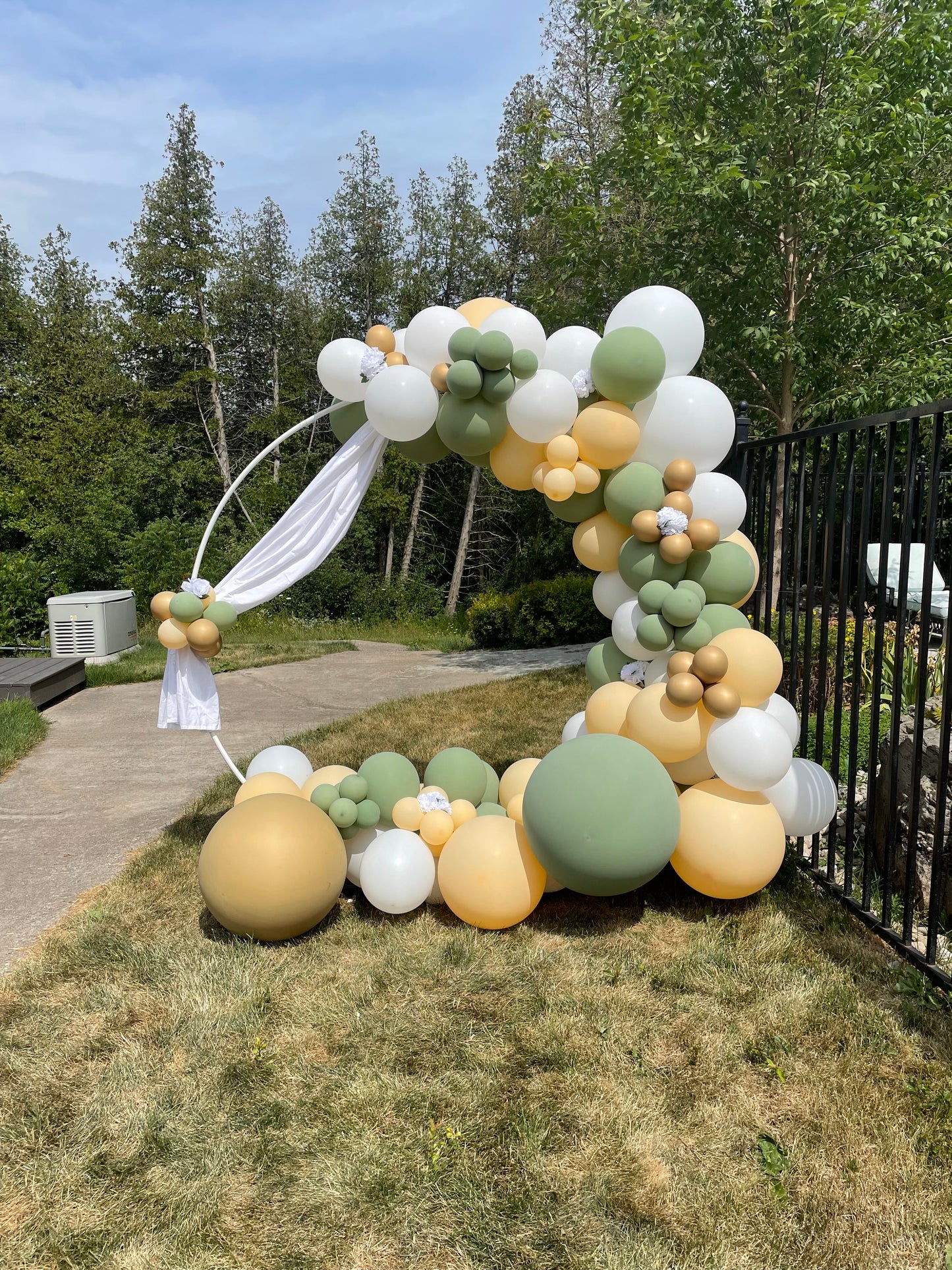 Avocado Green Latex Balloon 36"