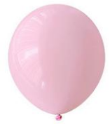 Pastel Pink Latex Balloon 18"