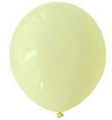 Pastel Yellow Latex Balloon 12"