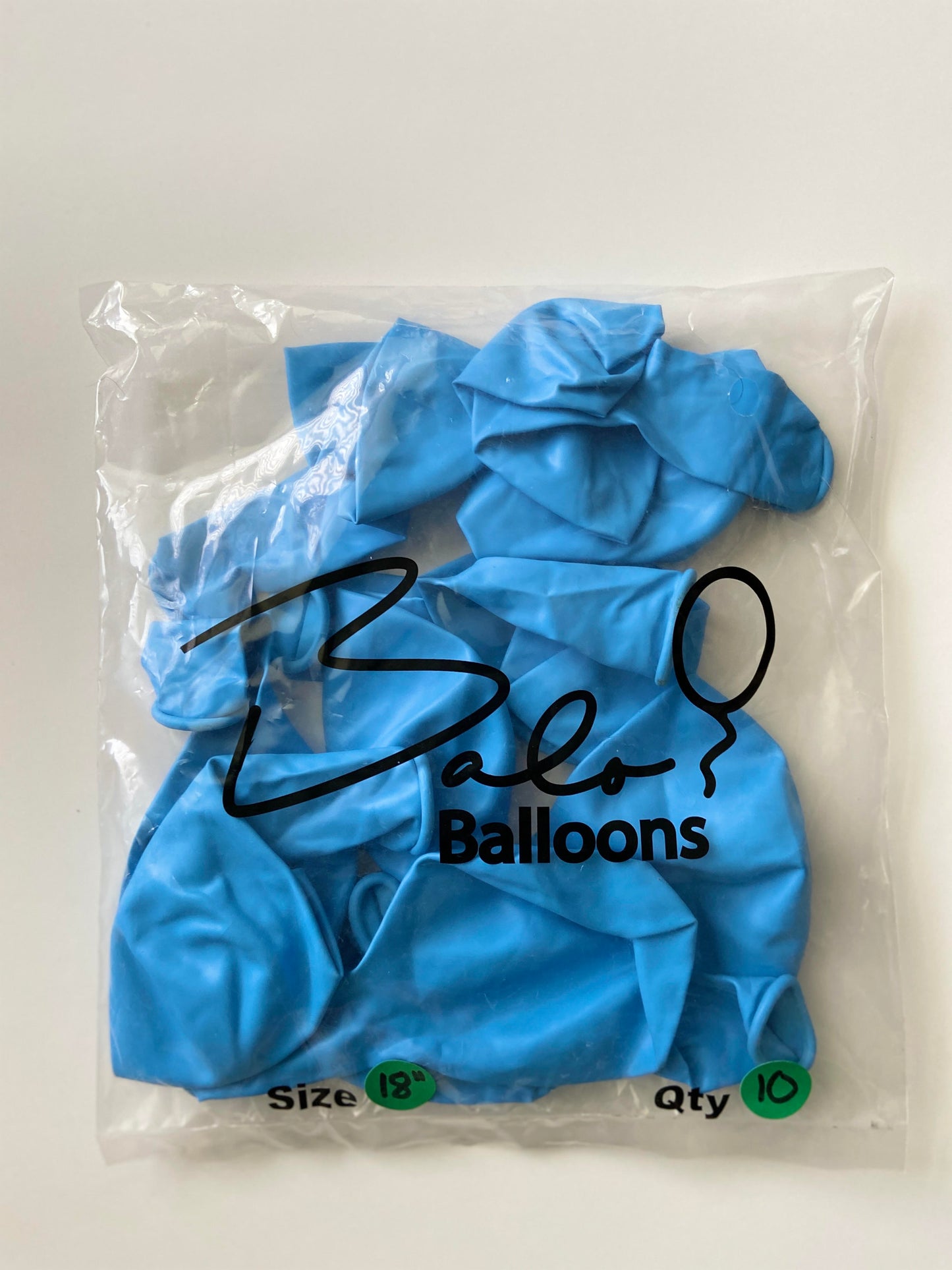 Light Blue Latex Balloon 18"