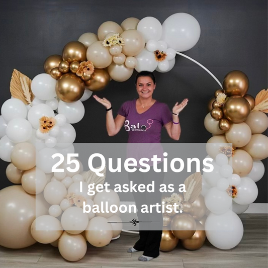 25 Questions I get asked as a Balloon artist