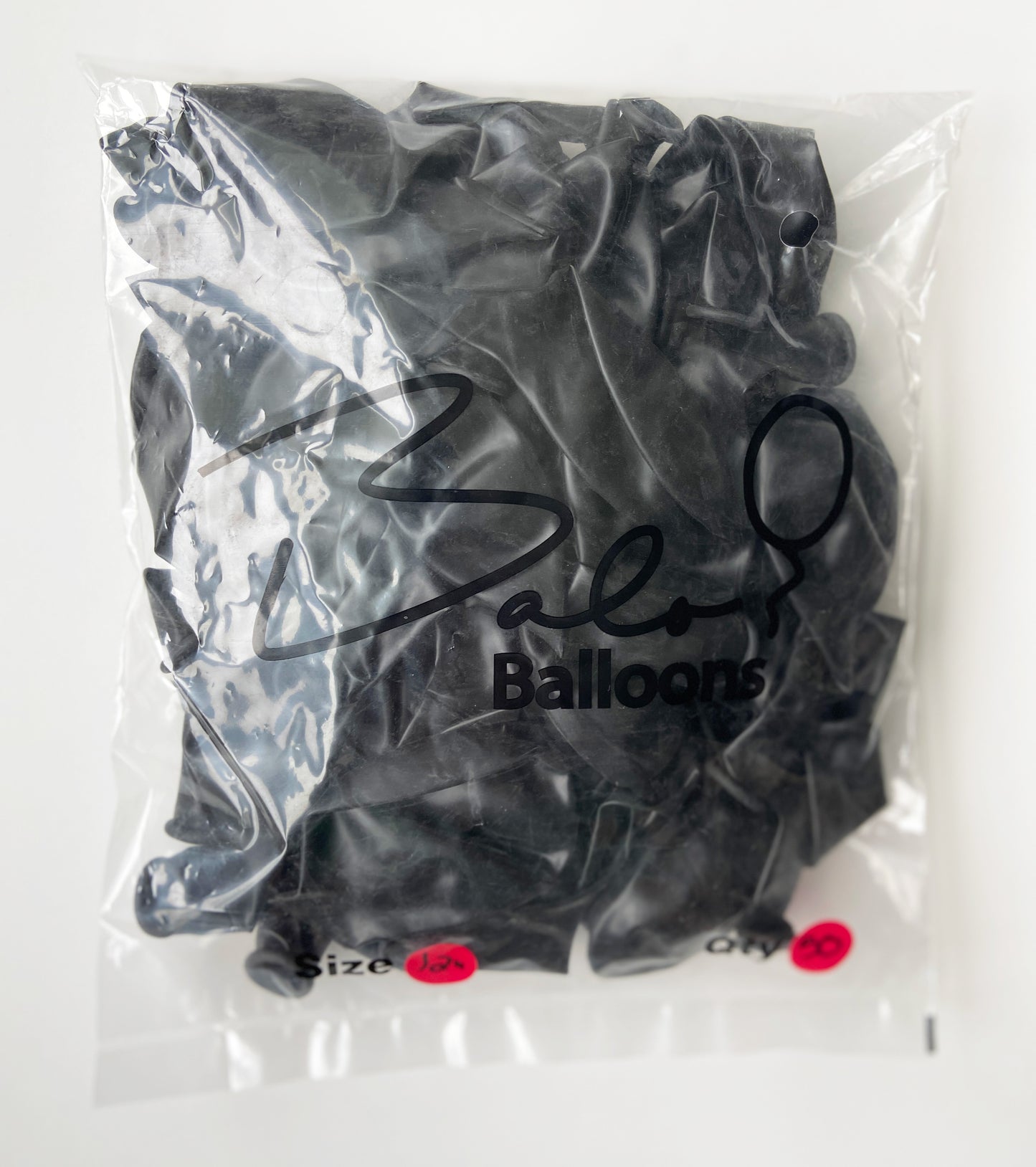 Black Latex Balloon 12"