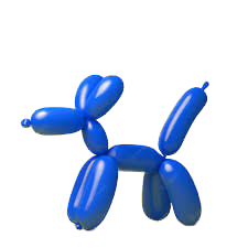 Dark Blue Latex Twisting Balloon - Q260