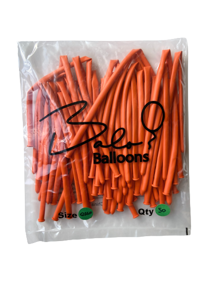 Orange Latex Twisting Balloons Q260