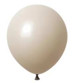 Sand White Latex Balloon 5"